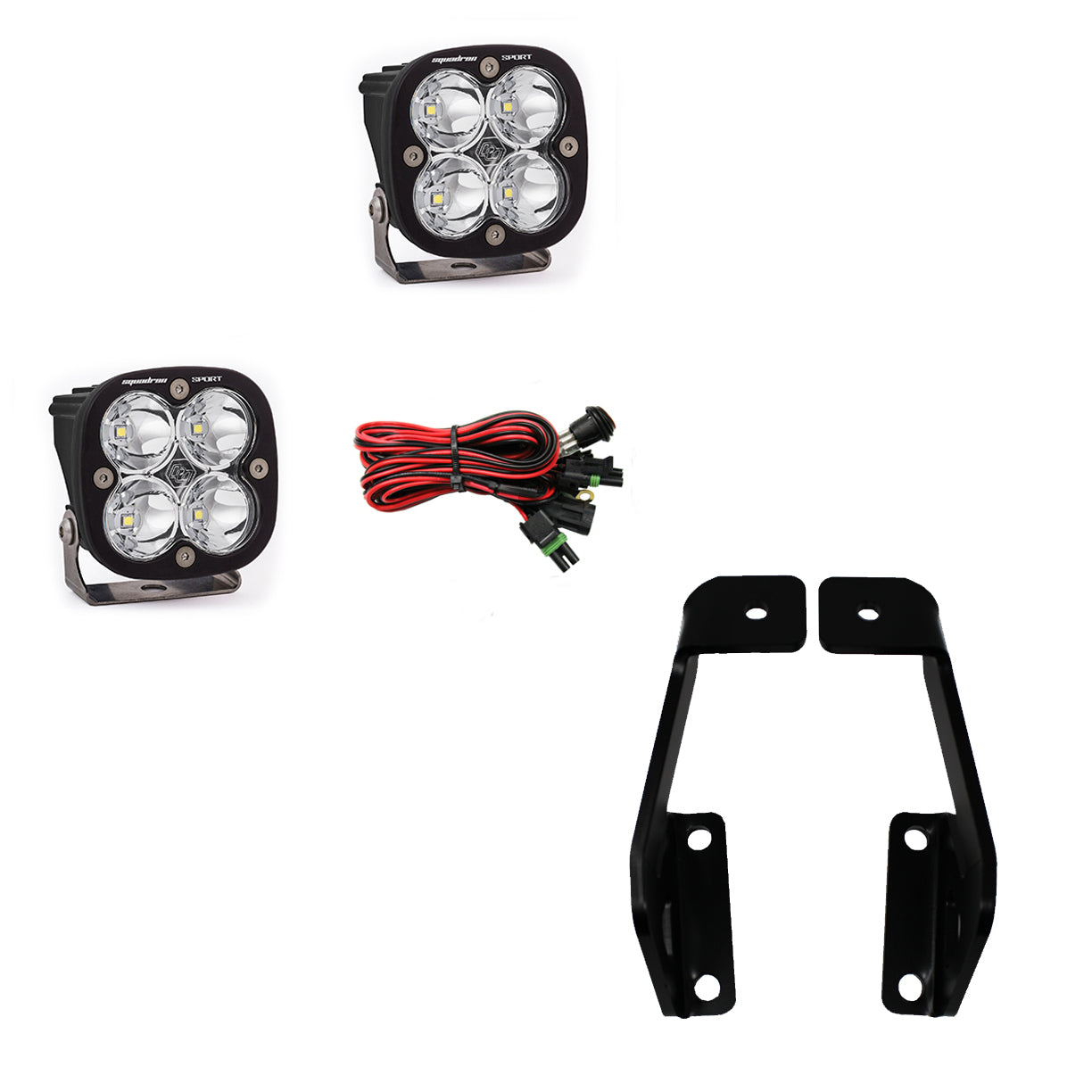 Baja Designs Ford Squadron Sport A-Pillar Light Kit - Ford 2009-14 F-150; 2010-2014 SVT Raptor