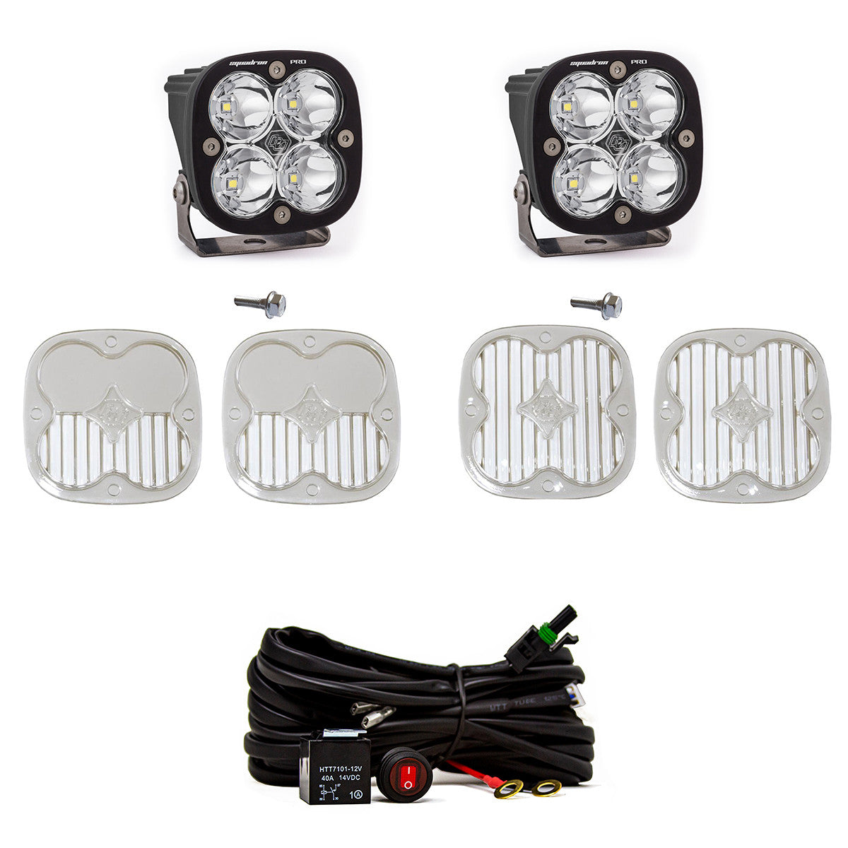 Baja Designs Ford Squadron Pro A-Pillar Light Kit - Ford 2021-23 Bronco; 2022-23 Bronco Raptor