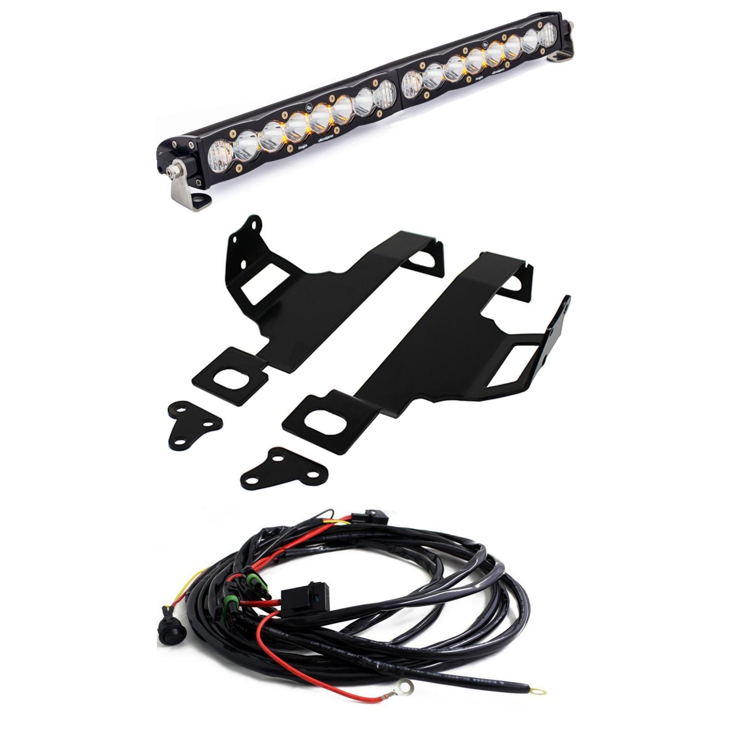 Baja Designs Ford S8 20 Inch Bumper Light Kit - Ford 2011-16 F-250/350 Super Duty