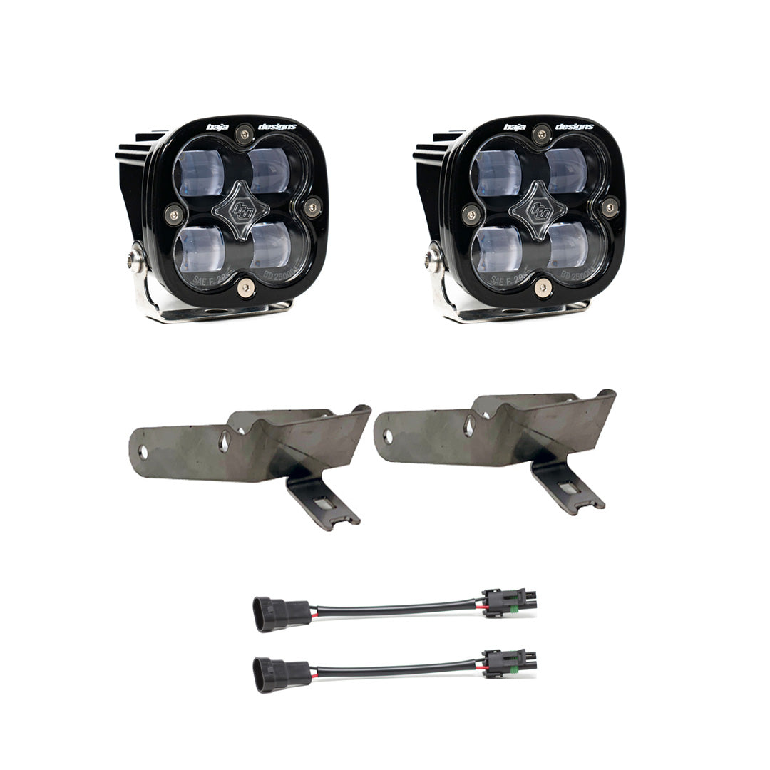 Baja Designs Ford Squadron SAE Fog Pocket Light Kit - Ford 1999-10 F-250/350 Super Duty