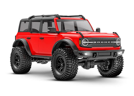 TRA97074-1-RED; Traxxas TRX-4M 1/18 Electric Rock Crawler w/Ford Bronco Body (Red)