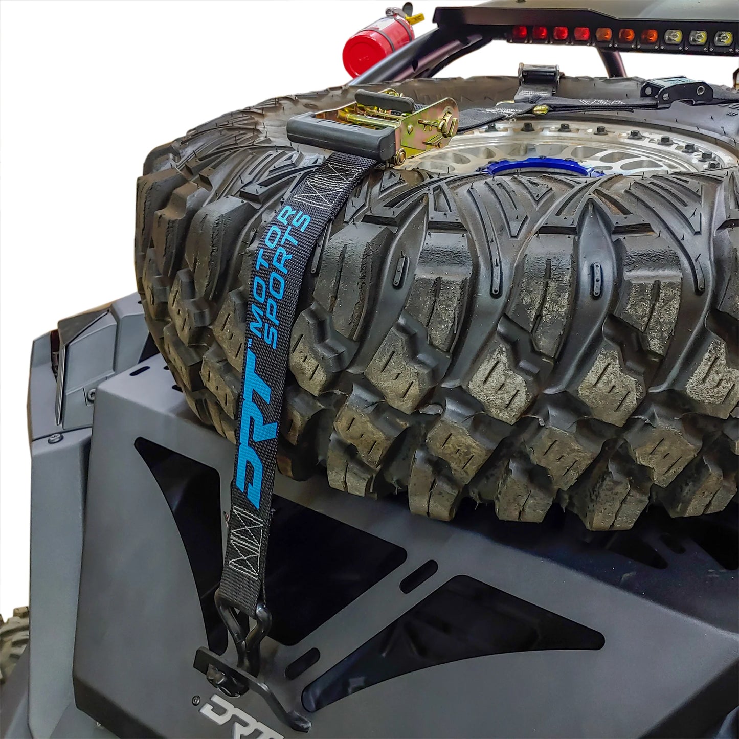 DRT Motorsports Tire Carrier/Adventure Rack- RZR Pro R/Pro XP/Turbo R