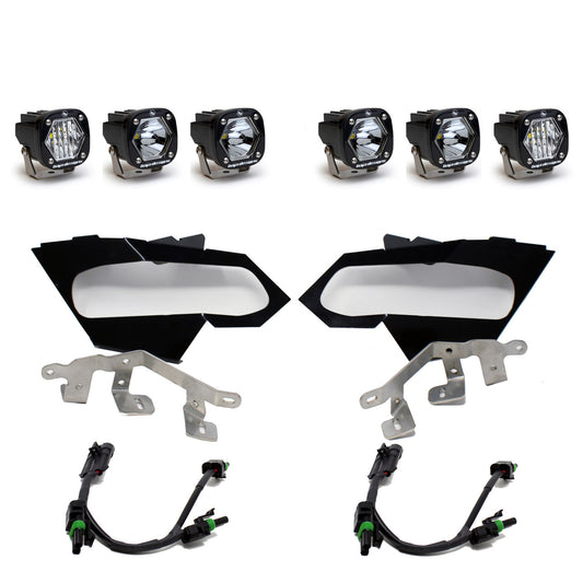 Baja Designs Can-Am X3 S1 Triple LED Headlight Kit