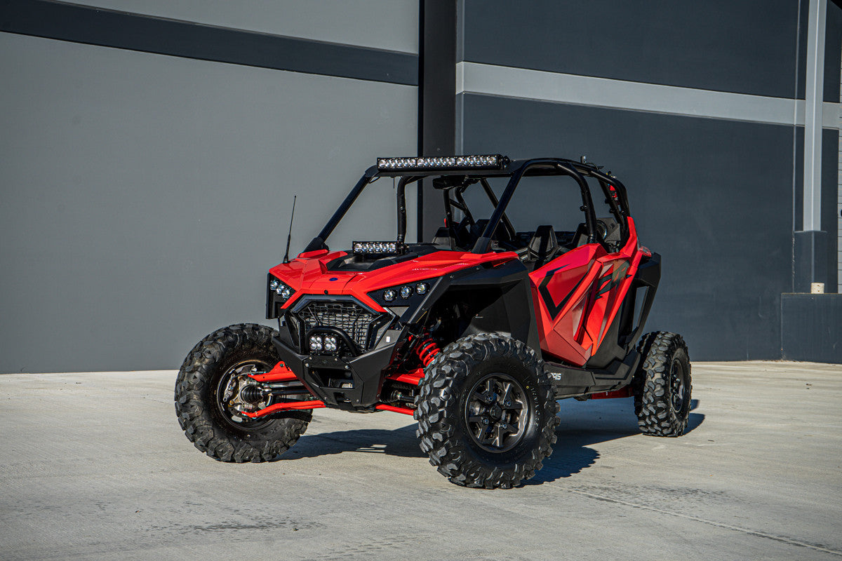 Baja Designs Polaris S8 10 Inch Hood Mount Light Bar Kit - Polaris Pro XP; 2024 RZR Turbo R