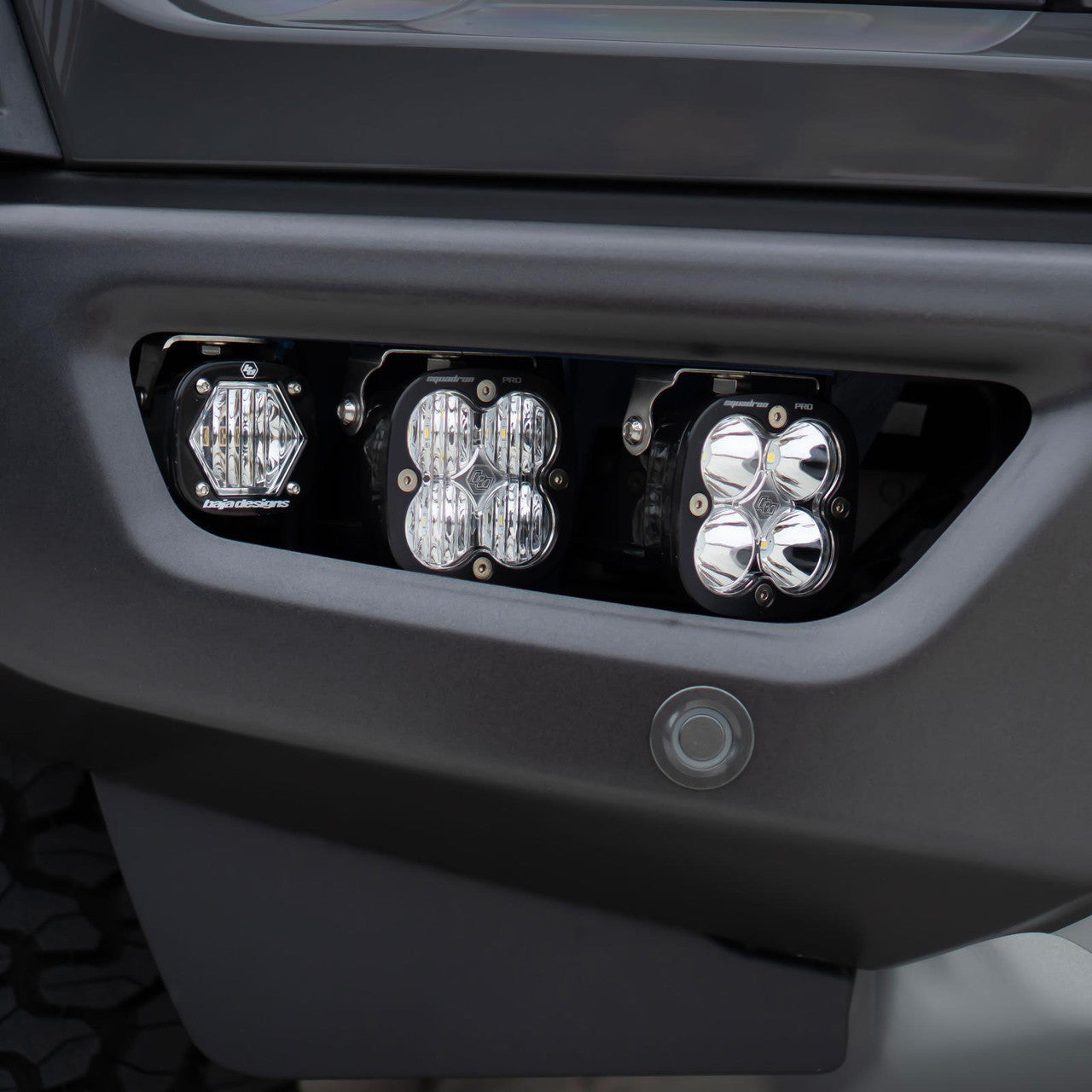 Baja Designs Ford Squadron SAE/S1 Fog Pocket Light Kit - Ford 2021-22 F-150; NOTE: Raptor