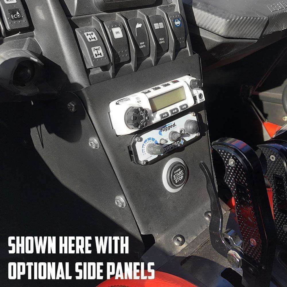Rugged Radios Can-Am X3 Side Panels For Rugged Multi Mount Install Dash