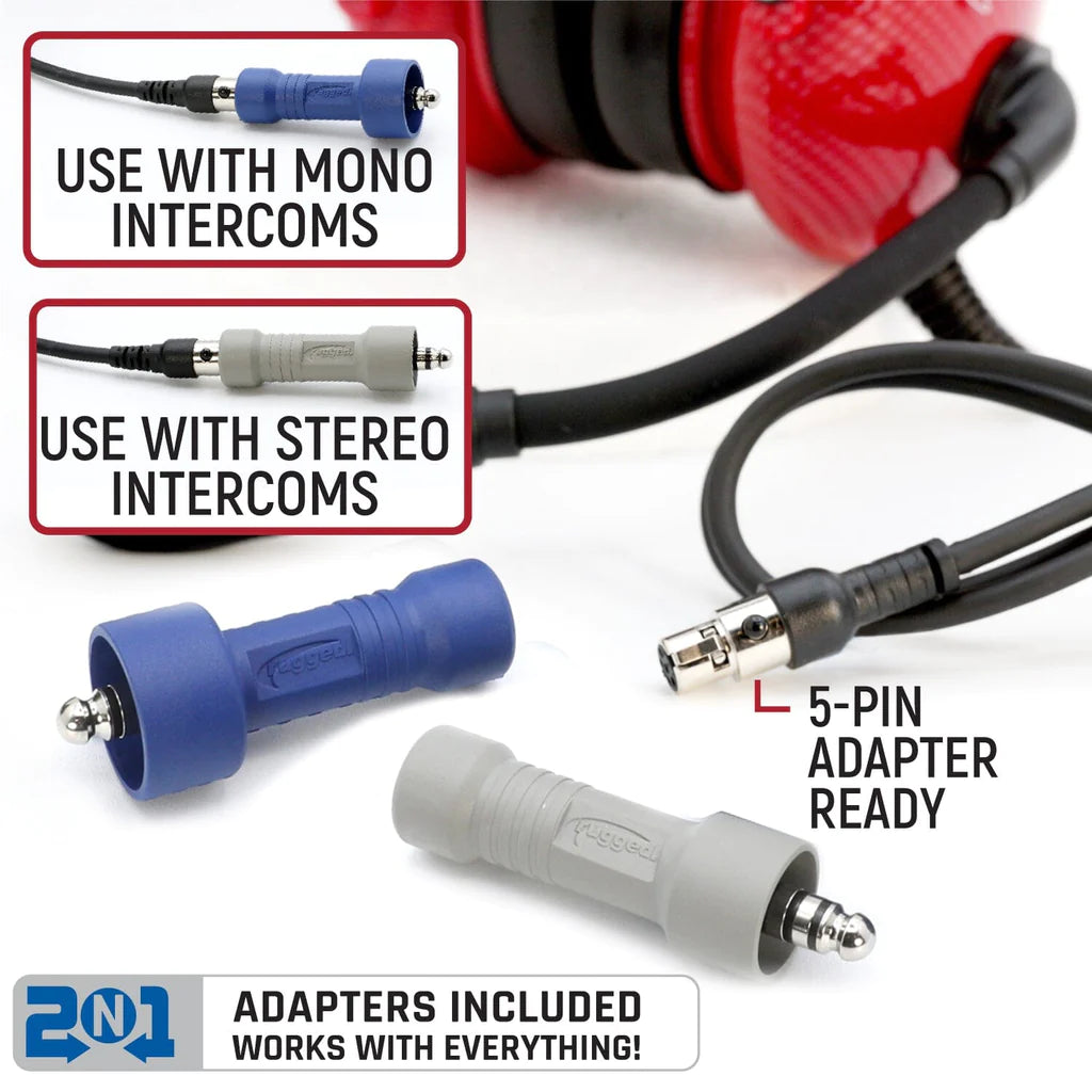 Rugged Radios Child Sized H22 Ultimate Over The Head (OTH) Headset for Intercoms