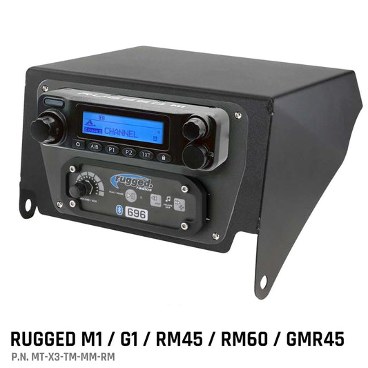 Rugged Radios Can-Am X3 Multi-Mount Kit-Top Mount