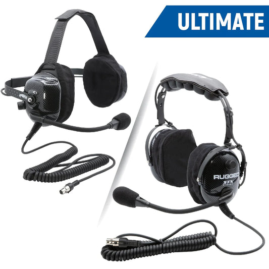 Rugged Radios ULTIMATE HEADSET for STEREO and OFFROAD Intercoms