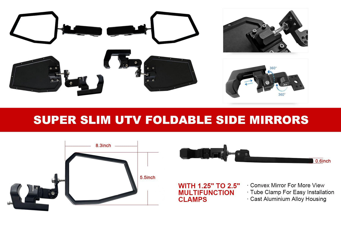 SF Raceworks Side Mirrors