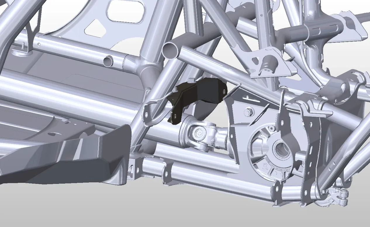 Newline Products POLARIS PRO-R/TURBO-R UPPER ARM MOUNT GUSSET