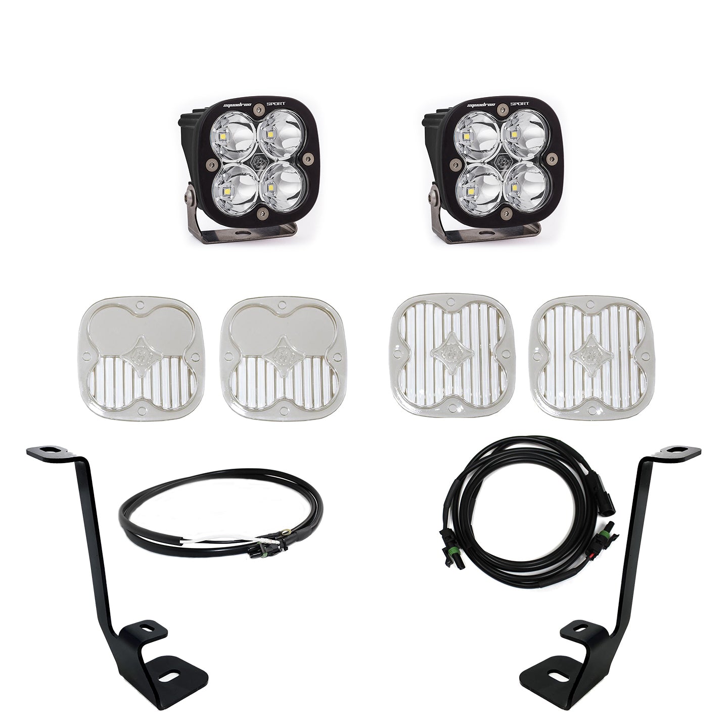 Baja Designs Ford Squadron Sport A-Pillar Light Kit - Ford 2021-22 F-150