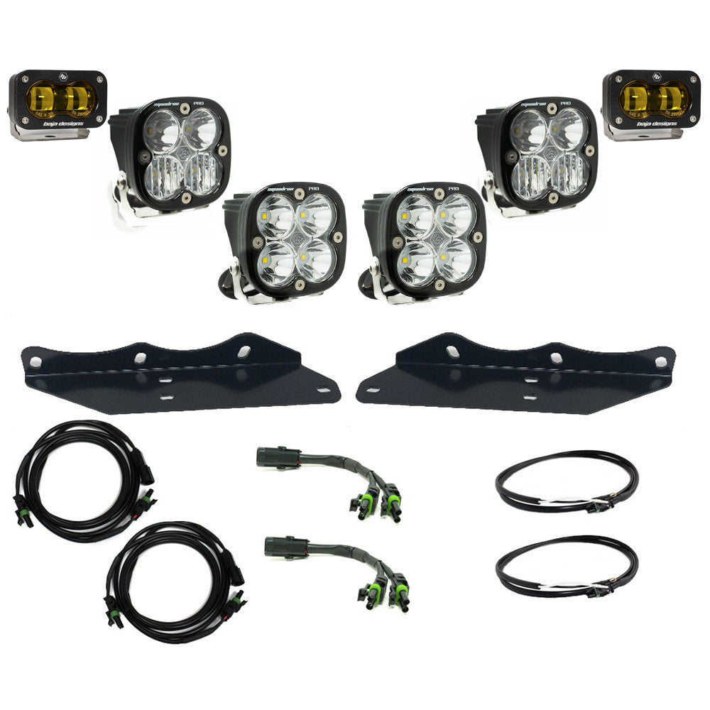 Baja Designs Ford Raptor Squadron/S2 SAE “Pro” Fog Pocket Light Kit - Ford 2017-20 F-150; NOTE: Raptor