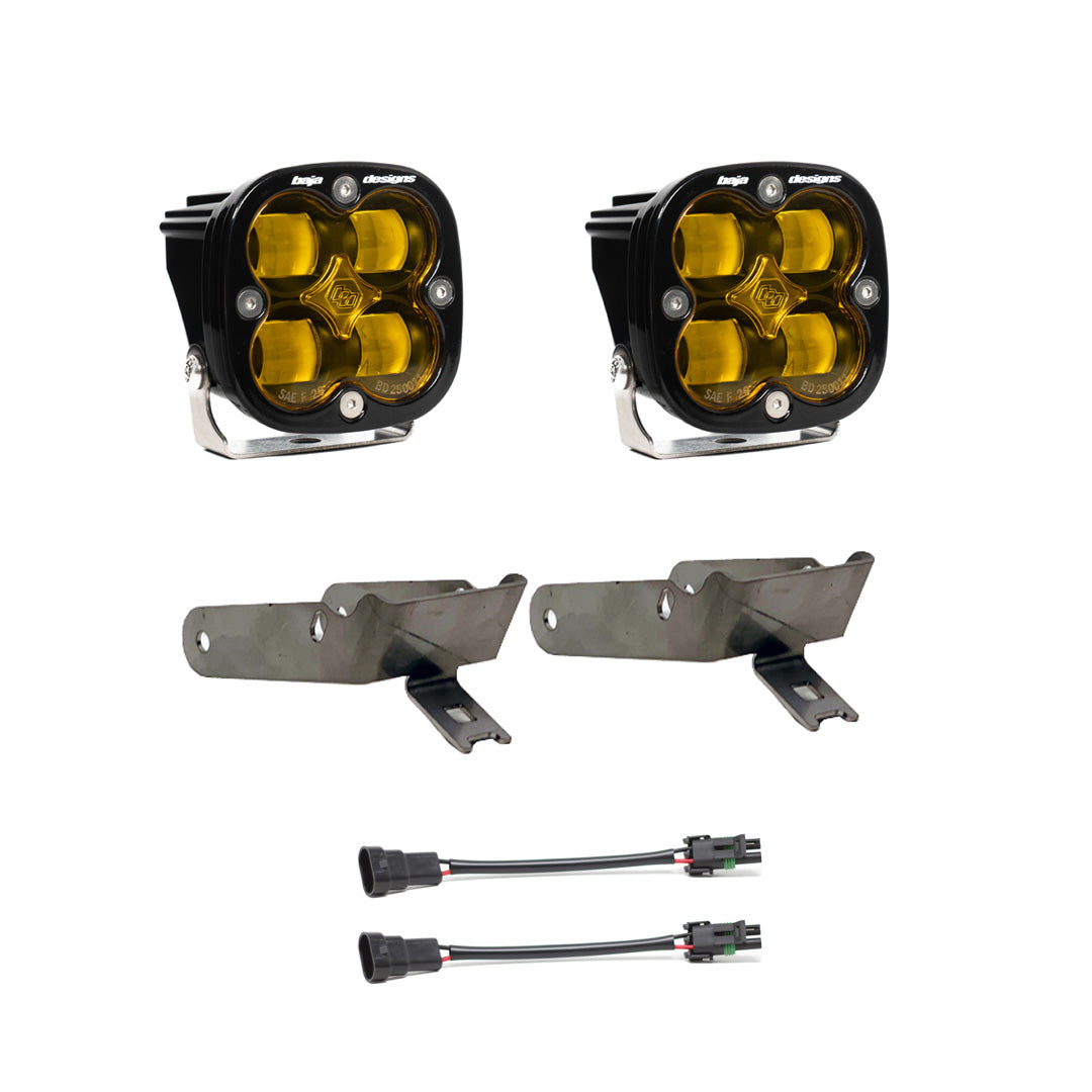 Baja Designs Ford Squadron SAE Fog Pocket Light Kit - Ford 1999-10 F-250/350 Super Duty