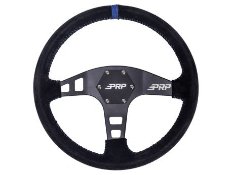 PRP Flat Steering Wheel- Suede
