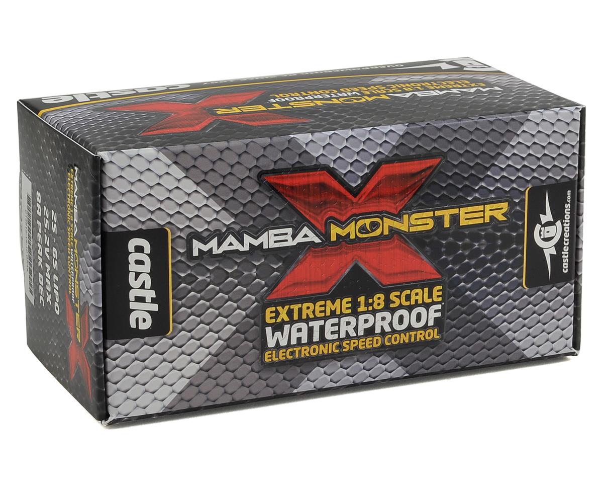 CSE010014500; Castle Creations Mamba Monster X Waterproof 1/8 Scale Brushless ESC