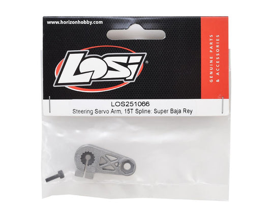 LOS251066; Losi Super Baja Rey Steering Servo Arm (15T)