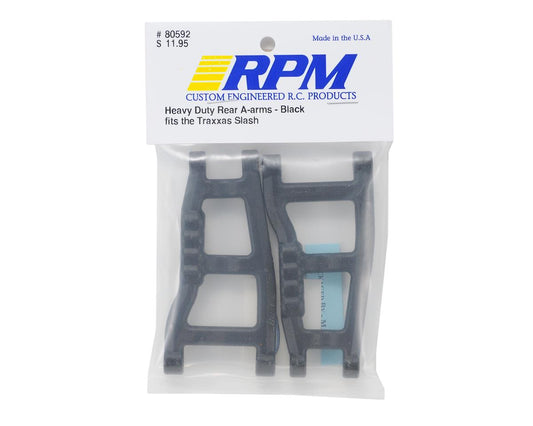 RPM80592; RPM Traxxas Slash Rear A-Arms (Black) (2)