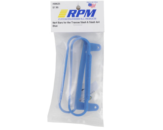 RPM80625; RPM Traxxas Slash & Slash 4x4 Nerf Bars (Blue)