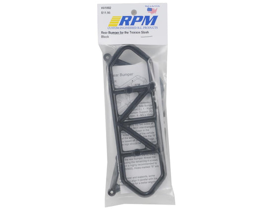 RPM81002; RPM Traxxas Slash Rear Bumper (Black)