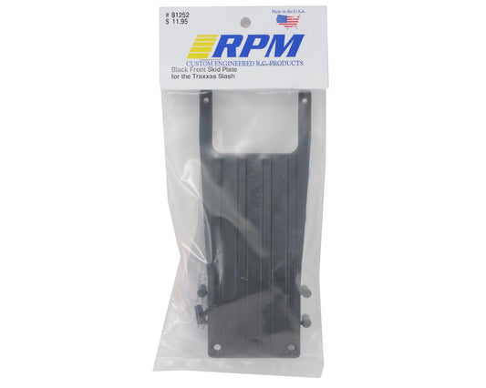 RPM81252; RPM Front Skid Plate (Black) (Slash)