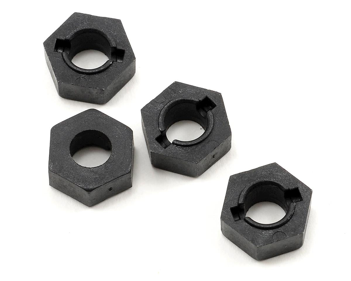 TKR1654; Tekno RC 12mm Nylon M6 Driveshaft Hex Adapter Set (4) (Front/Rear)