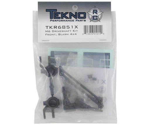 TKR6851X; Tekno RC M6 Driveshaft & Steering Block Set (Front, 6mm)