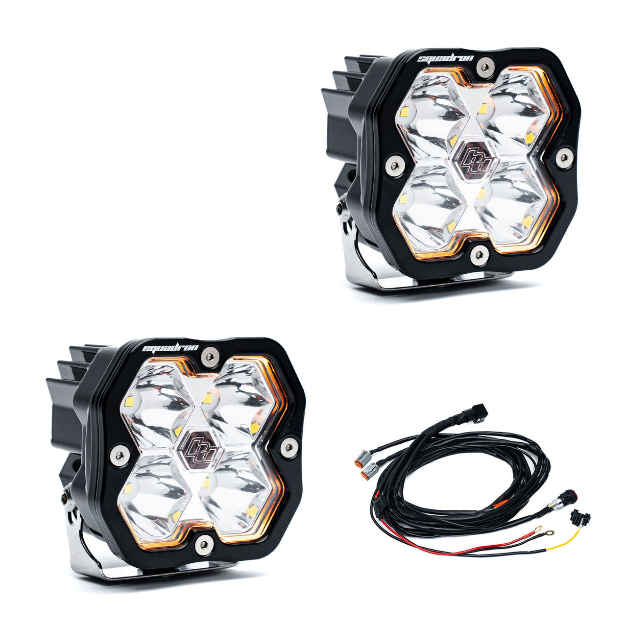 Squadron 2.0 Sport Black LED Auxiliary Light Pod Pair
