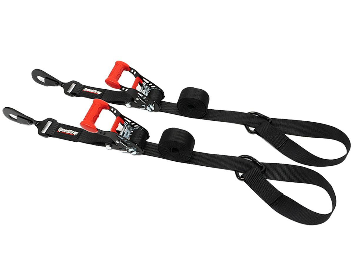 SpeedStrap 1.5" UTV Wheel Lasso Tie-Down (2 Pack) - Black
