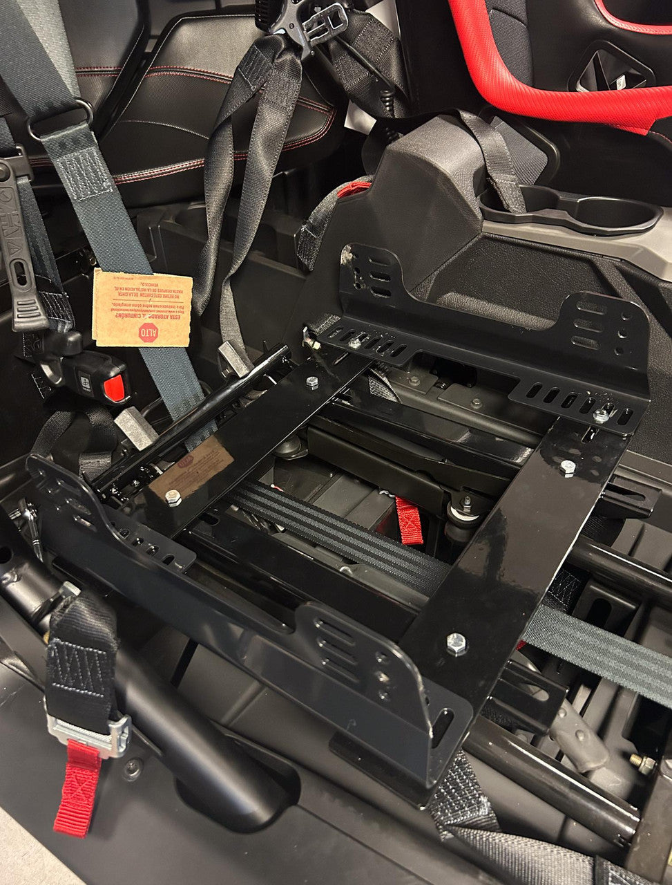 PRP Composite Seat Mount Kit with Fixed Base (2 Door) for Polaris RZR PRO XP, Turbo R (Pair)