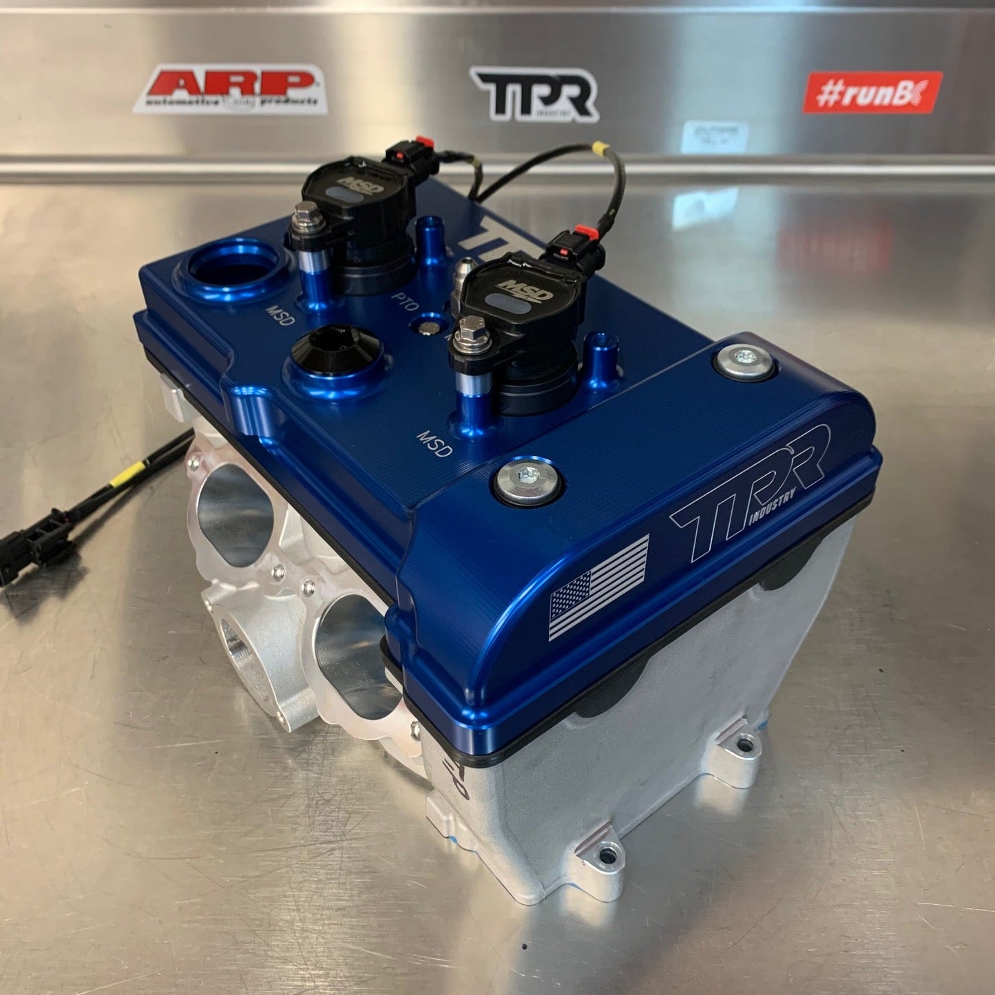 TPR010 - BLUE Billet Valve Cover - RZR