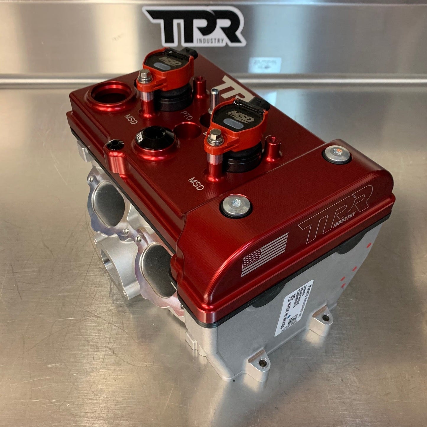 TPR016 - RED Billet Valve Cover - Turbo R / Pro XP