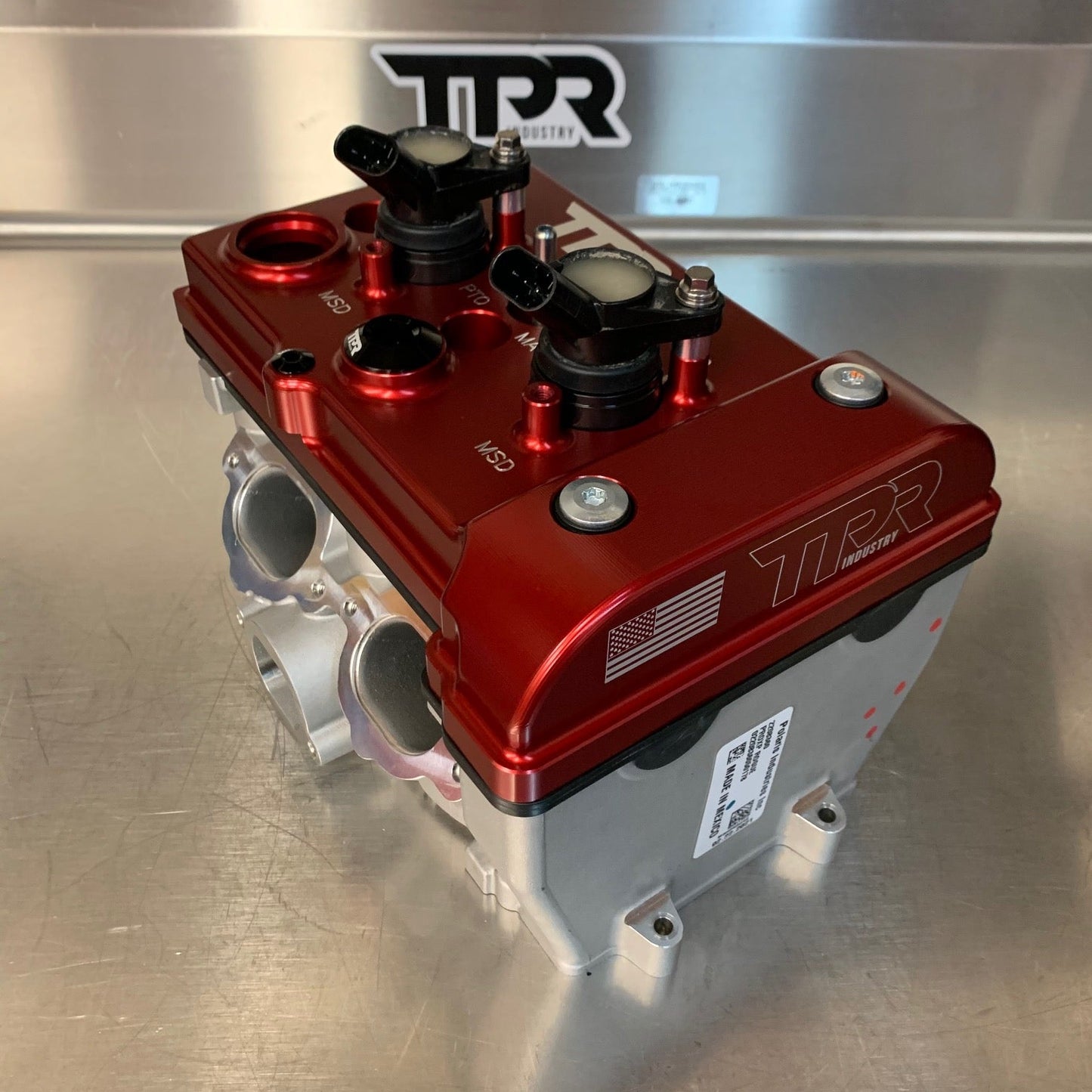 TPR016 - RED Billet Valve Cover - Turbo R / Pro XP