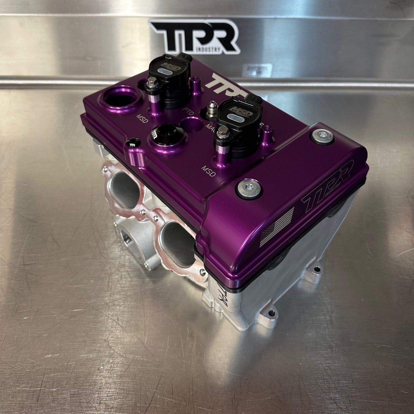 TPR016 - PURPLE Billet Valve Cover - Turbo R / Pro XP