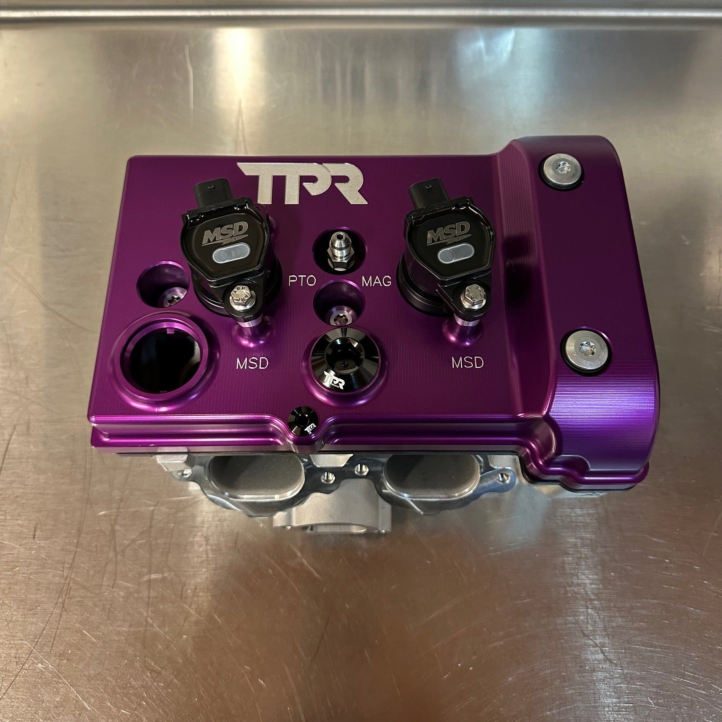 TPR016 - PURPLE Billet Valve Cover - Turbo R / Pro XP