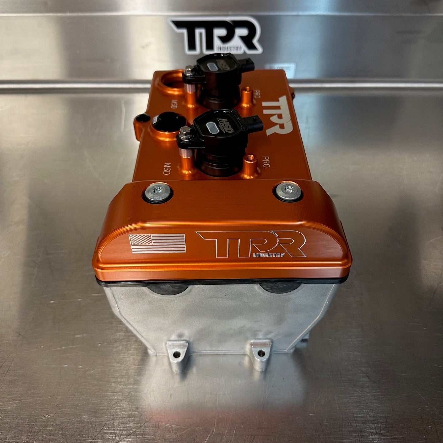 TPR016 - ORANGE Billet Valve Cover - Turbo R / Pro XP
