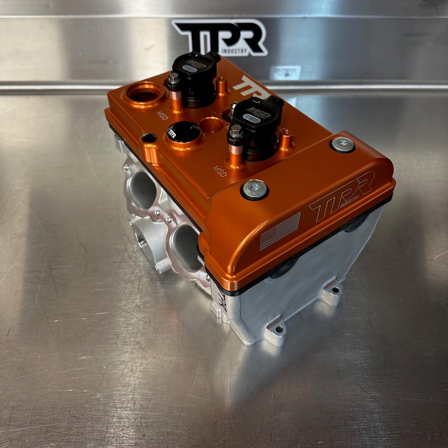 TPR016 - ORANGE Billet Valve Cover - Turbo R / Pro XP