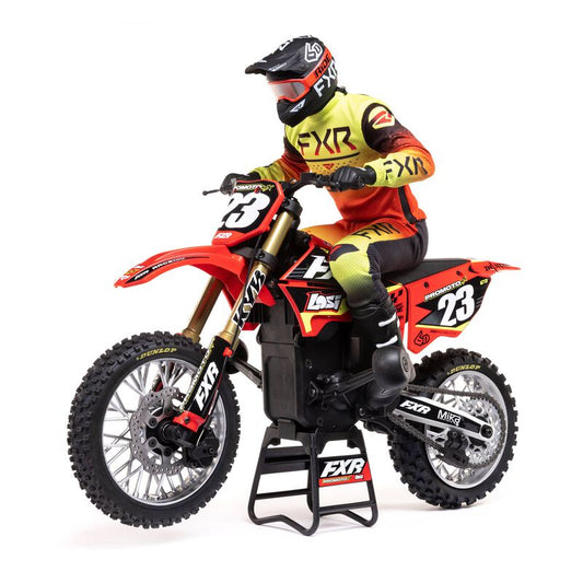 LOS06000T1; Losi 1/4 Promoto-MX Motorcycle RTR- Red