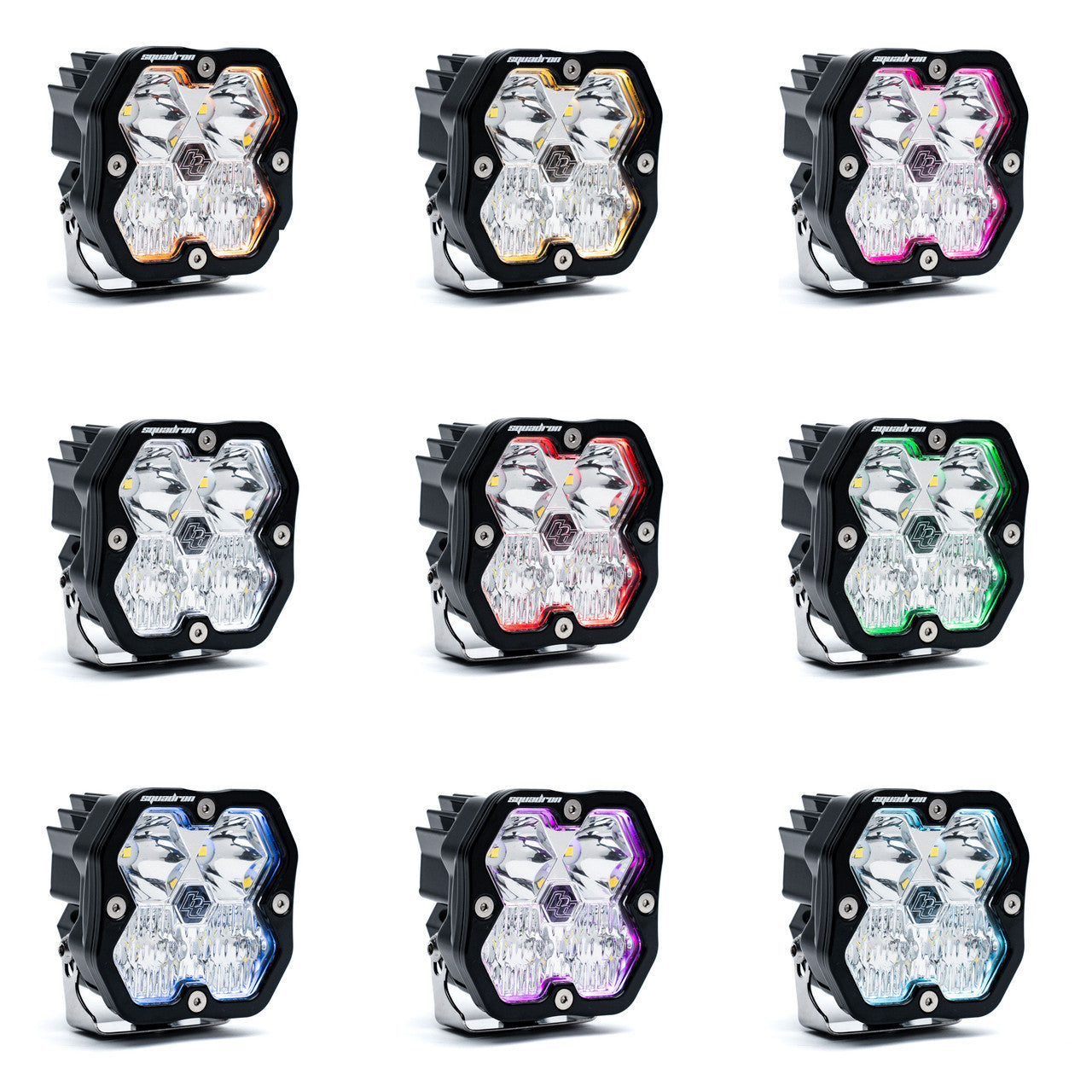 Squadron 2.0 Sport Black LED Auxiliary Light Pod Pair