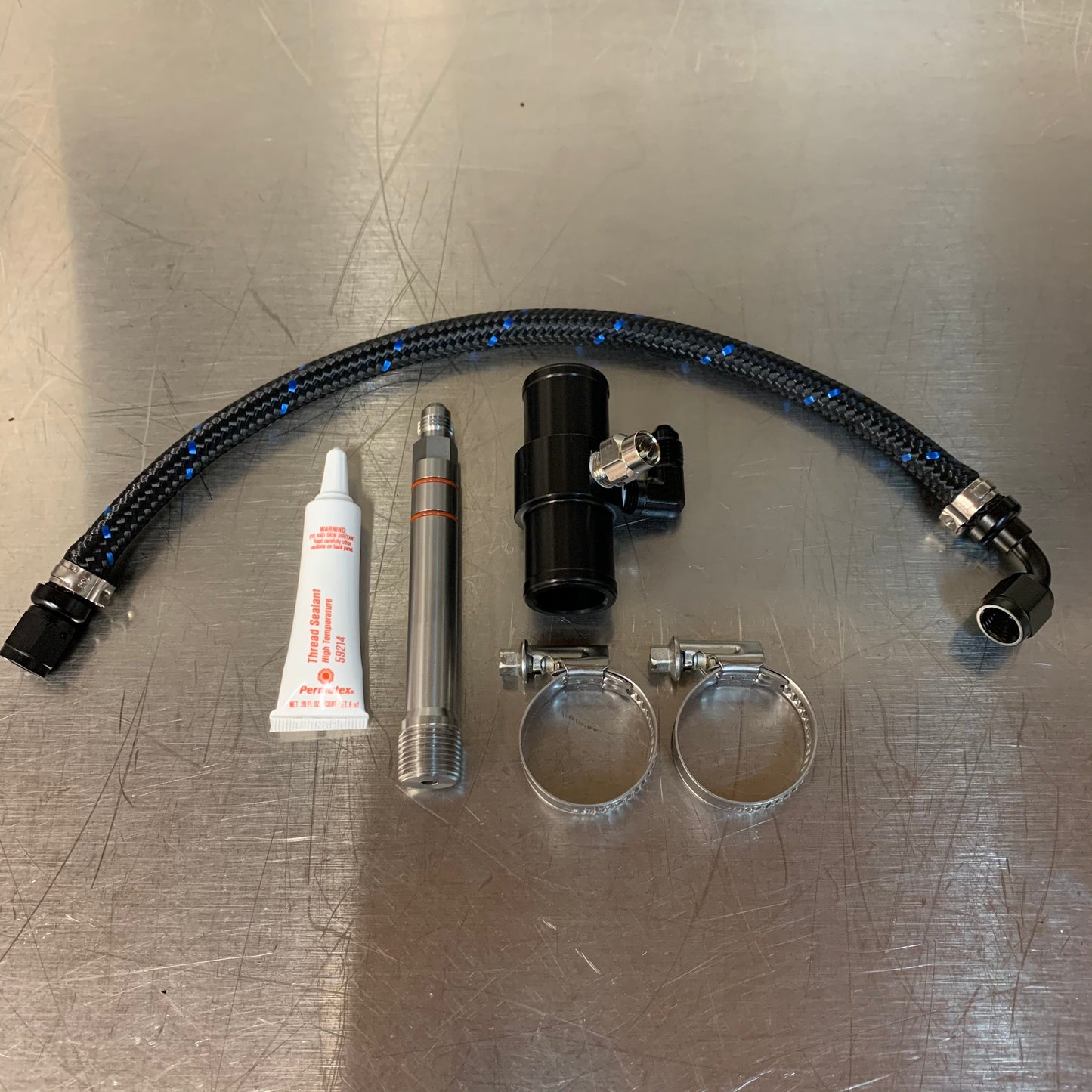 TPR010W - Full Flow Water Kit for Billet Valve Cover - RZR