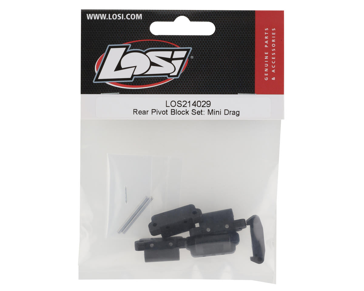 LOS214029; Losi 1970 Mini Drag Rear Pivot Block Set