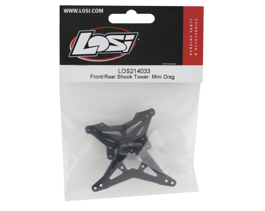 LOS214033; Losi Mini Drag Front & Rear Shock Tower