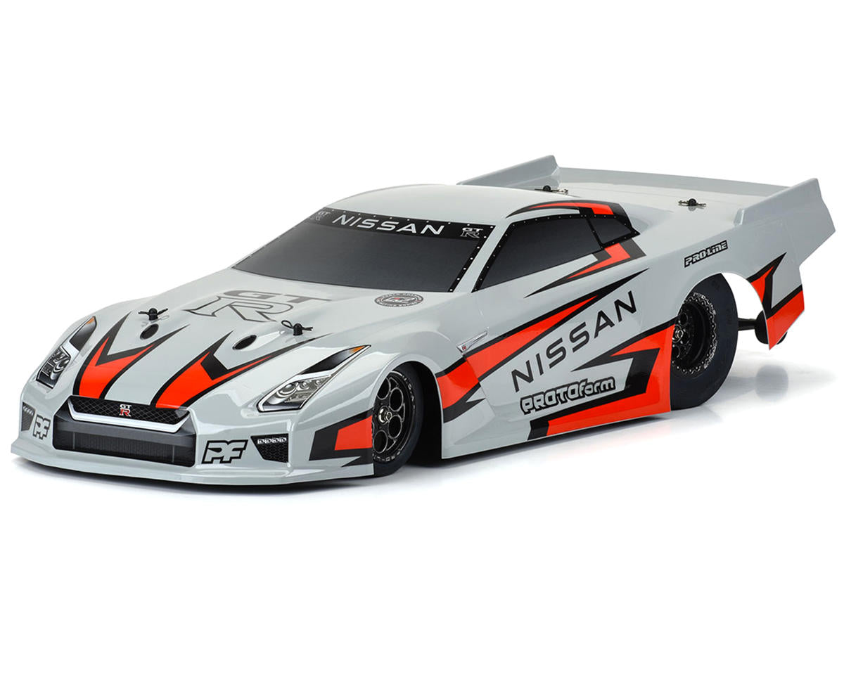 PRM158514: Protoform Nissan GT-R R35 No Prep Drag Racing Body (Grey) (Tough-Color)