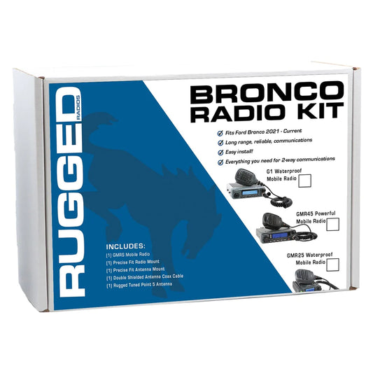 Rugged Radios Ford Bronco Radio Kit