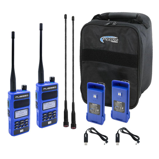 Rugged Radios Ready Pack - With Rugged R1 Handheld Radios