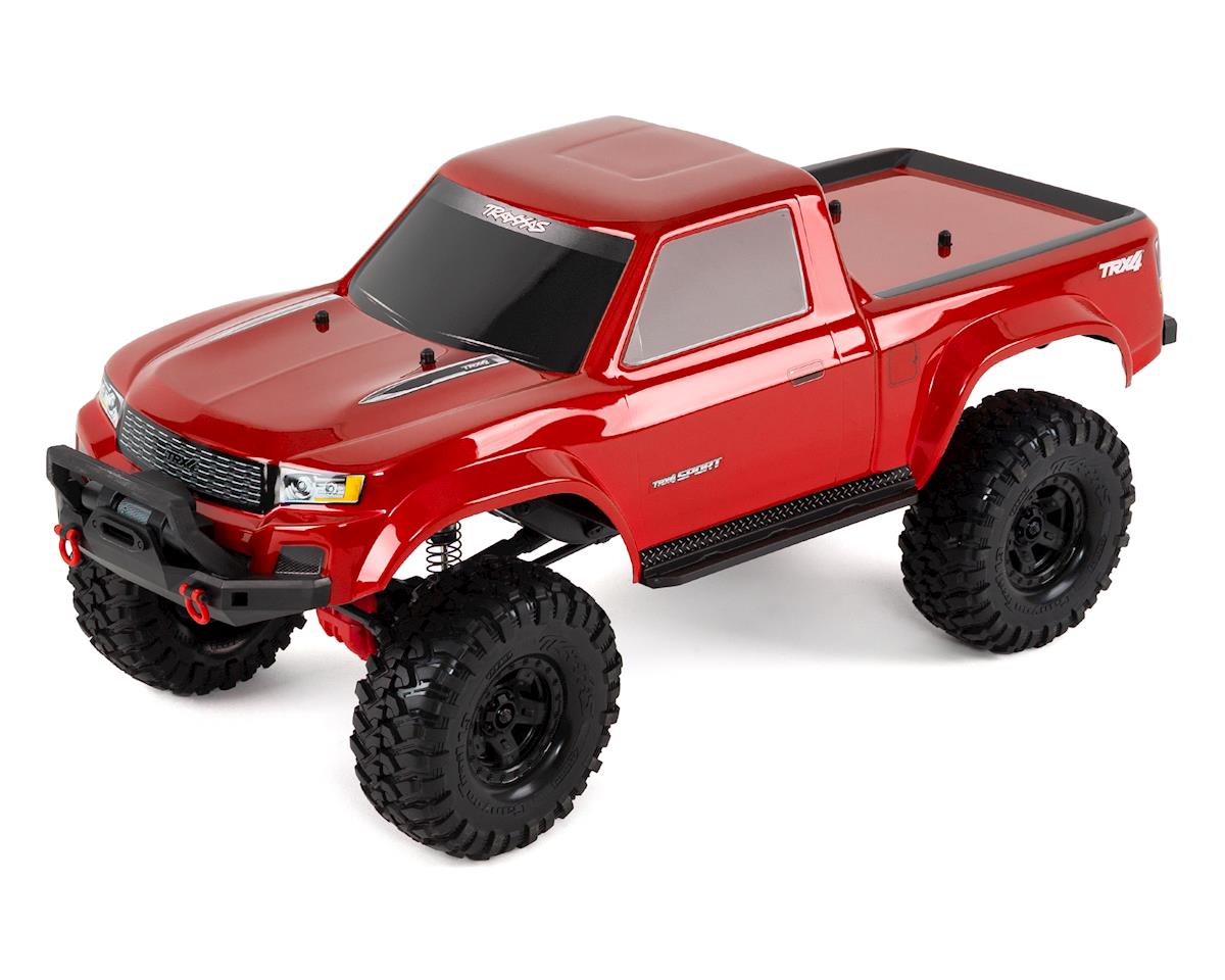 TRA82024-4-RED; Traxxas TRX-4 Sport 1/10 Scale Trail Rock Crawler (Red)