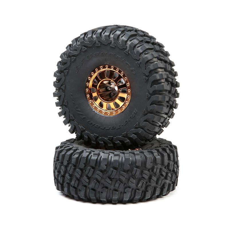 LOS43028; Wheel w/BFG Tire, Copper: Ultra 4 Lasernut