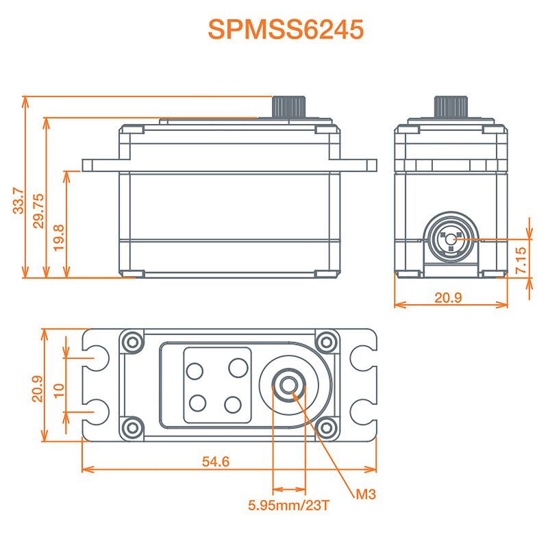 SPMSS6245; Spektrum S6245