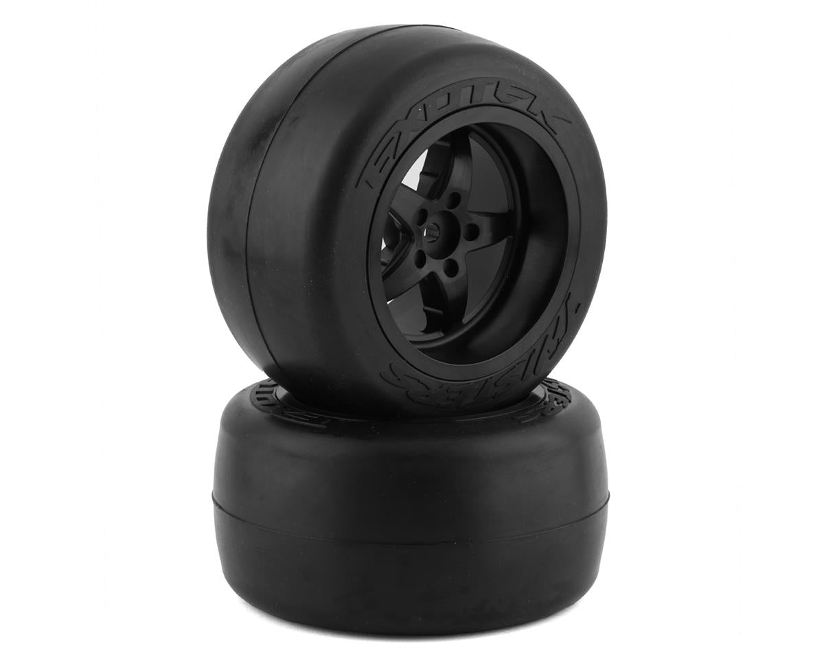 EXO2090; Exotek Twister Pro Belted Drag Tire & Wheel Set (2)
