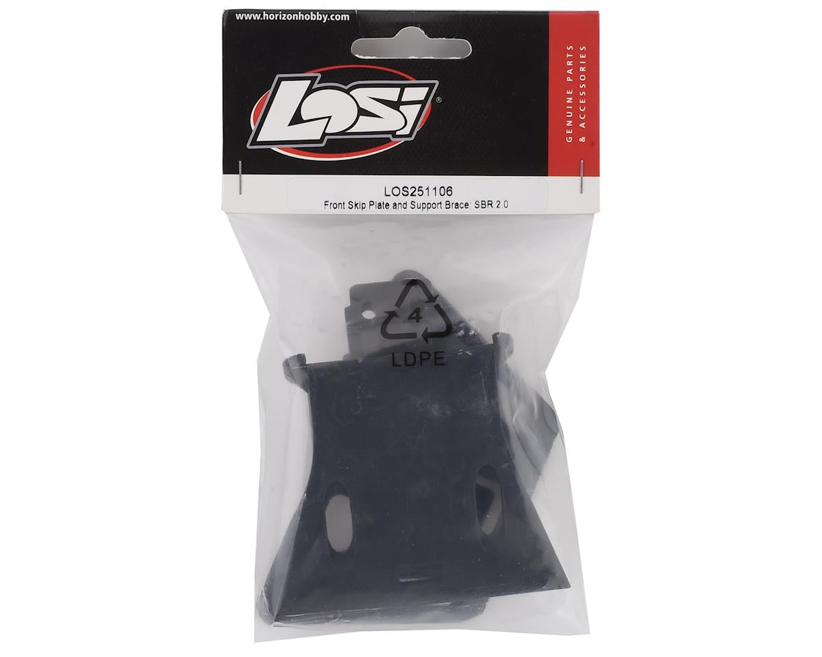 LOS251106; Losi Baja Rey SBR 2.0 Front Skid Plate & Support Brace